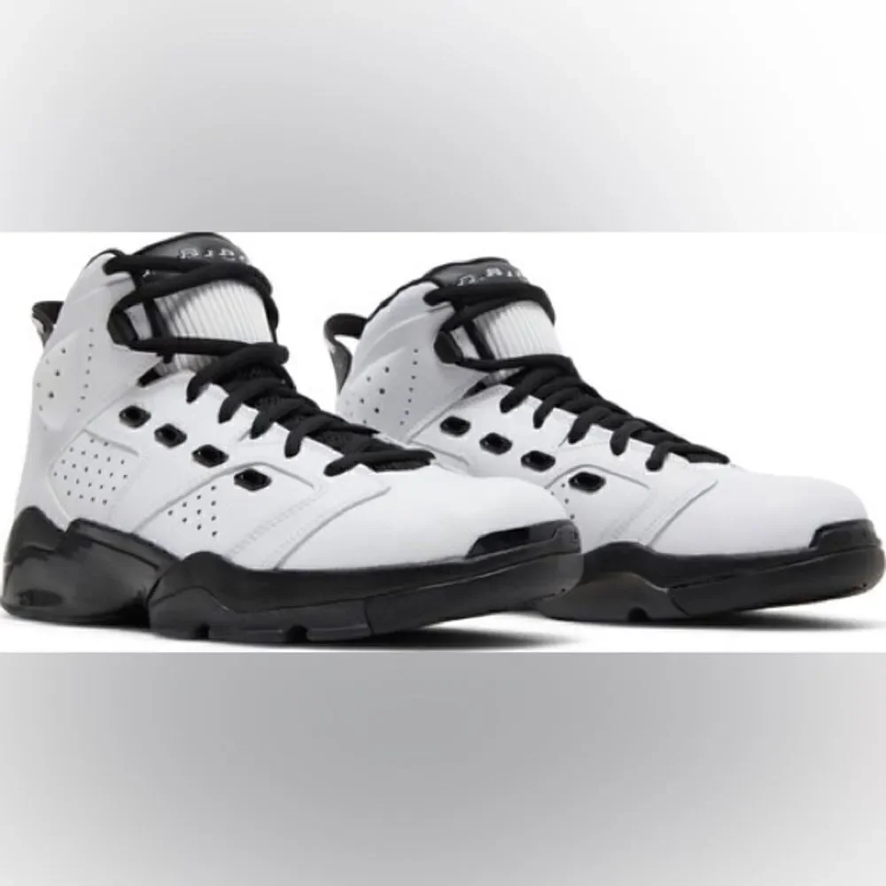Nike Air Jordan 6 Motorsports White Black Sneakers  Size 12